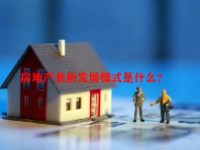 房地产业新发展模式是什么？